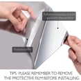 thumbnail image 4 of LKYICNHY Reflective Window Privacy Film, 23.6"x157.4"One Way Window Tint for Home, Heat & Sun Blocking UV Protection Shatterproof Adhesive Glass Film for Kitchen Bathroom Officewith Tools (silver), 4 of 7