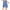 Blue, variant on Womens Shorts Plus Size Solid Color Cotton Linen Elastic Waist Drawstring Casual Bermuda Shorts with Pockets Black XL