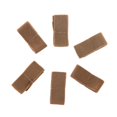 thumbnail image 3 of Piezas de 6 cintas de tela hechas , correa de poliéster, manualidades para regalos con lazo Plata Soledad Cintas de tela de bowknot, 3 of 10