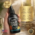 thumbnail image 2 of Toilet Spray (4 fl oz) | 600+ Sprays | Bathroom Spray w/Many Scents – Restroom & Bathroom Odor Eliminator – Essentials for a Fresh, Confident Bathroom (Tropical Breeze), 2 of 4
