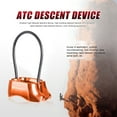 thumbnail image 5 of Rappel Atc Belay Device Descender Camping Climbing Equipment Sport Supplies (Orange), 5 of 8