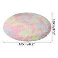 thumbnail image 2 of Daisyyozoid Deals Round Rug for Girls Bedroom,Circular Rug for Nursery Room,Fuzzy Plush Rug for Dorm,Cute Room Decor for Baby, 2 of 2