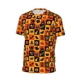 thumbnail image 6 of Wukai Halloween Print Men's Short-Sleeved Mesh T-Shirt,Quick-Dry Short Sleeve Workout T-Shirt-X-Small, 6 of 8