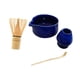 thumbnail image 5 of Juego de té matcha Cuenco para matcha con Juego de herramientas para hacer té hechas a mano Batidor de matcha de bambú japonés Kit para Azul, 5 of 7