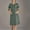 Gray, variant on Scrubs Dress for Women Button Front Nursing Workwear Casual Housekeeping Dresses with Pockets S-2XL