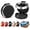 Black, variant on Multifunctional Foldable Car Door Cup Holder, 2-in-1 Drink & Phone Holder