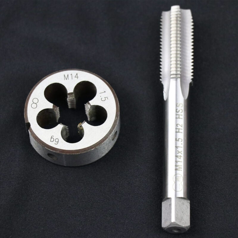 M14 X 1.5mm HSS Metric Tap and Die Set Right Hand Thread High Quality US 
