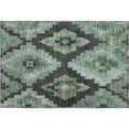thumbnail image 2 of Addison Rugs Mayfield Premium Machine Washable Transitional Aztec Green Rectangle Rug, 1'8" x 2'6", 2 of 6