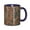 NavyBlue, variant on Boho Black Circle Coffee Mug Fun Custom Ceramic Mugs 11oz Black