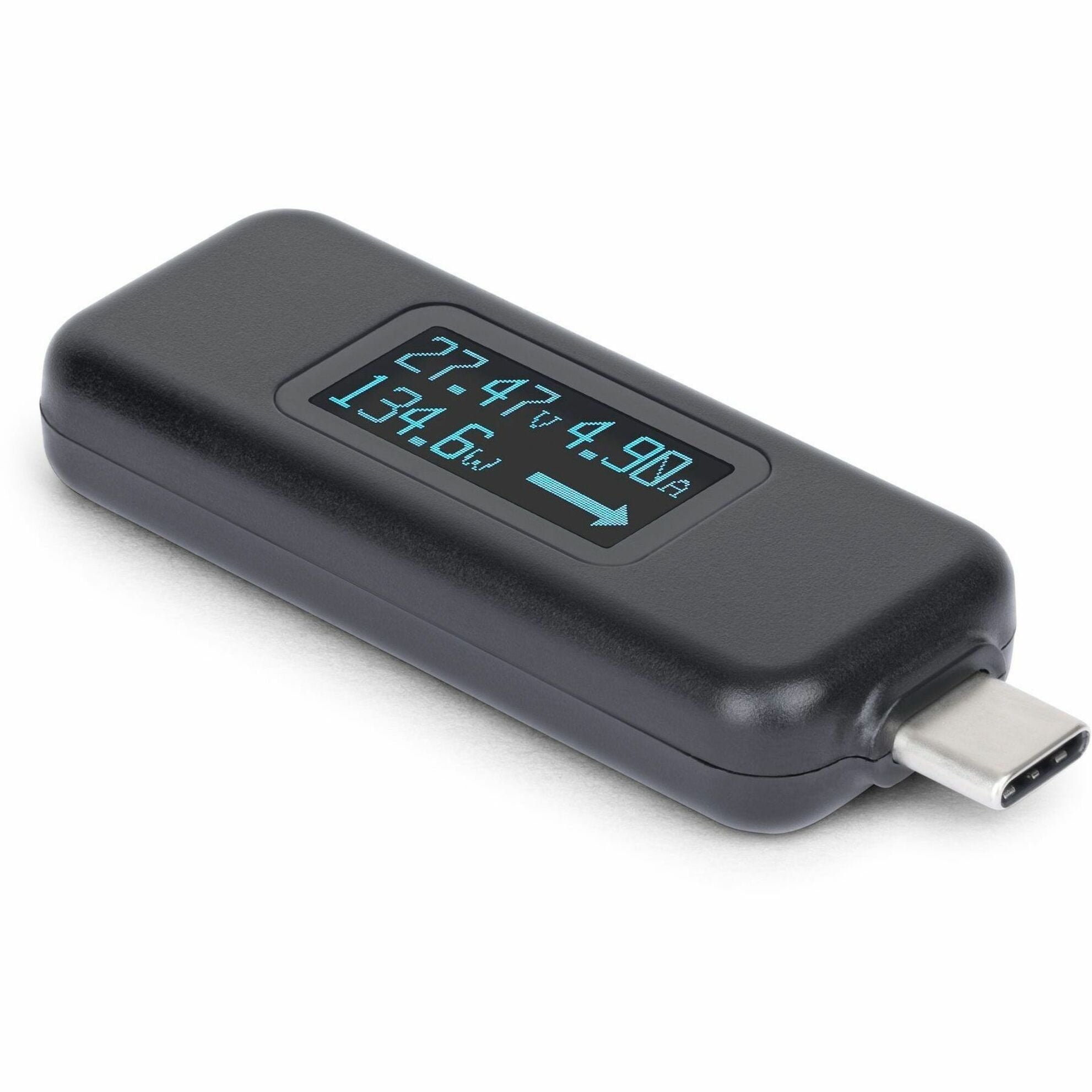 StarTech USB-C Power Tester, Bi-Directional Voltage/Current Multimeter, 240W PD EPR, Digital OLED, Portable USB-C Cable/Port Power Meter Tester