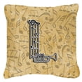thumbnail image 4 of Carolines Treasures CJ2004-PPW1818 Letter P Musical Instrument Alphabet Canvas Fabric Decorative Pillow  18H x18W, 4 of 7