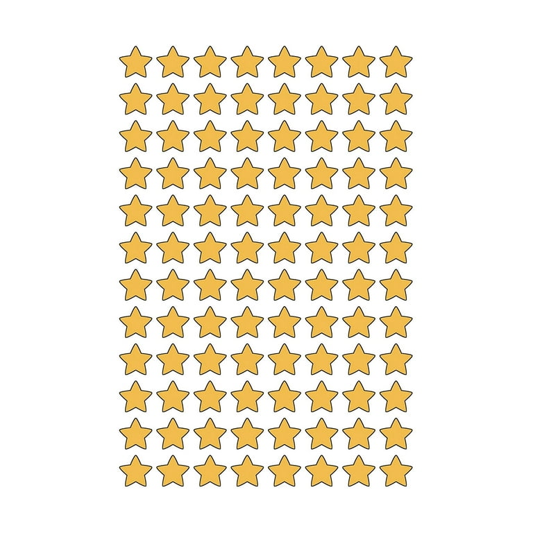  500 Pcs Gold Star Stickers Gold Foil Star Stickers 1.5