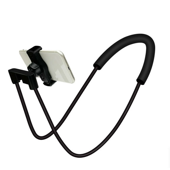 Cell Phone Holder, Universal Mobile Phone Stand, Lazy Bracket, DIY Flexible Mount Stand with Multiple Function (Black)