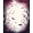 Black Purple Pink, Pattern 1, variant on ODIKA 8'x10' Washable Area Rug Non-Shedding, Easy Care, Gothic Bat Halloween Flowers Plum Boho Floral Motif with Symmetrical Vines for King Size Bedroom Under Bed, Master Suite