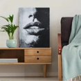 thumbnail image 5 of UXIEQU Black White Lips Abstract Canvas Wall Art 15.75x11.81 Inches, 5 of 8