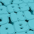 thumbnail image 2 of Mainstays ABC Rubber Bathtub Mat, Blue, 15" x 27", 100% GRS Material, 2 of 4