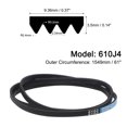 thumbnail image 2 of Unique Bargains 610J4 PJ V-Ribbed Belt, EPDM Micro V Serpentine Belt, 2 of 5