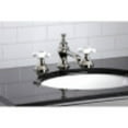 thumbnail image 2 of Kingston Brass KC7066PX Vintage 8 in. Widespread Bathroom Faucet, Polished Nickel, 2 of 5