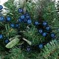thumbnail image 6 of Northlight Mixed Pine and Blueberries Artificial Christmas Teardrop Swag - 28" - Unlit, 6 of 8