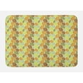 thumbnail image 1 of Leaves Bath Mat, Soft Colored Autumn Leaves with Stripes as Ribs and Nervures of Foliage in Repeat, Plush Bathroom Decor Mat with Non Slip Backing, 29.5" X 17.5", Multicolor, by Ambesonne, 1 of 2
