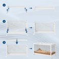 thumbnail image 7 of Yeshouse Hamster Cage with Chew-Proof Acrylic Panels - Stackable Metal Habitat for Hamsters, Gerbils & Guinea Pigs | 37.8" Spacious Design, Dual-Door Access, Universal Wheels, Easy-Clean, 7 of 7