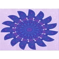 thumbnail image 1 of Ahgly Company Indoor Rectangle Patterned Mauve Purple Area Rugs, 7' x 9', 1 of 6