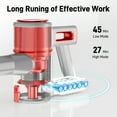 thumbnail image 2 of Cordless Vacuum Cleaner for Home - Powerful, Max 65Kpa Stick Vacuums Lightweight with Detachable Battery Display, Max 45Mins Runtime, 8in 1 Handheld Vacuum for Hardfloor & Carpets Pet Hair., 2 of 16