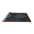 thumbnail image 2 of Ahgly Company Machine Washable Indoor Square Persian Light Blue Traditional Area Rugs, 8' Square, 2 of 4