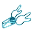 thumbnail image 4 of 20 Pcs Pinces Multifonctions Métal Creux Électroplaqué Pince à Ressort Solide Bleu, 4 of 14