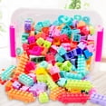 thumbnail image 1 of Kit de bloques para niños, kit de juguetes de bloques para niños, juguetes de bloques para niños, bloques, juguetes sensoriales, rendimiento finamente ajustado, 1 of 12