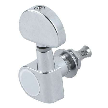 - Classical Guitar Parts Machine Head Tuning Peg Left Tuners Silver Tone Set