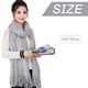 thumbnail image 5 of Chales para mujer, pashminas y chales para vestidos de noche, bufandas grandes y suaves, bufandas de invierno, chal de boda, 5 of 5