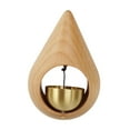 thumbnail image 3 of Timbre de puerta para comerciantes con campana de latón, decorativo, timbre de puerta de madera para patio, restaurante, habitación, refrigerador, 3 of 9