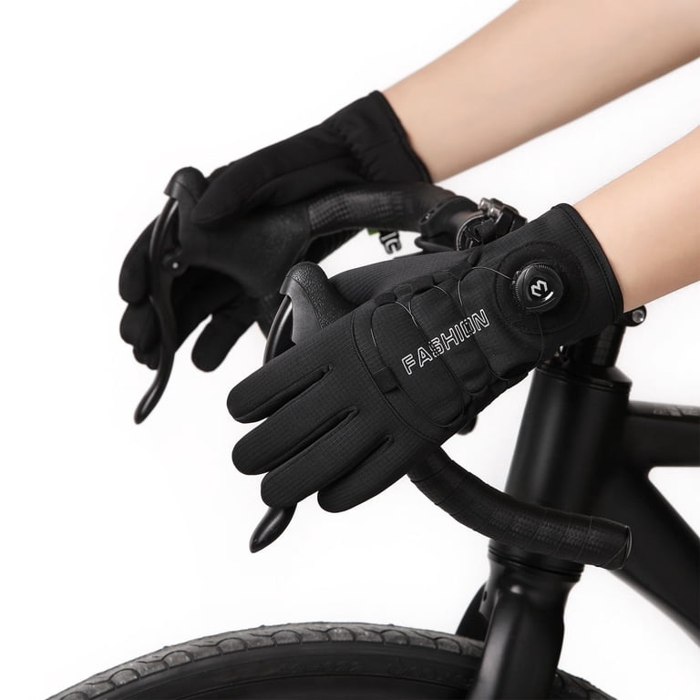 gloves for bicycle riding ROCKBROS Half-Finger Gel Padded Cycling Shock-Absorbing Men Women, EU L / Asian XL slip sponge padding Half Finger Bike Riding Gloves