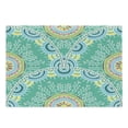 thumbnail image 1 of Colorful Cutting Board, Simplistic Drawn Pattern with Symmetrical Nature Inspired Motif Circular Shape, Decorative Tempered Glass Cutting and Serving Board, in 3 Sizes, by Ambesonne, 1 of 2
