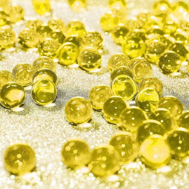 Perlas de Agua, 3000 Piezas Perlas de Relleno de Jarrón Piedras Preciosas Perlas de Gel de Agua Perlas de Cristal Crecientes Decoración de Centro de Mesa de Boda