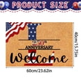 thumbnail image 3 of Coconut Coir Doormat 250th Anniversary 1776 To 2026 Patriotic Decoration For Front Porch Outdoor Entrance, 3 of 9