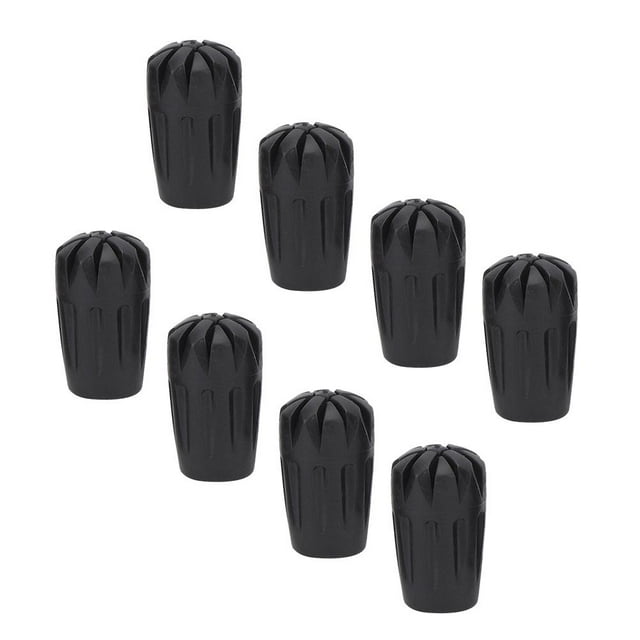 Herwey Trekking Pole Replacement Tips,Walking Stick Tips Protector,8PcsUniversal Walking Stick Head Pole Hiking Pole Replacement Tips Trekking Protector