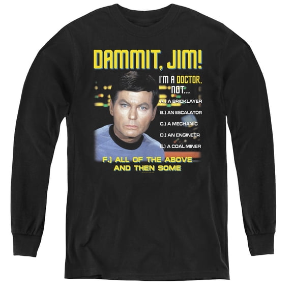 Star Trek - All Of The Above - Youth Long Sleeve Shirt - Large