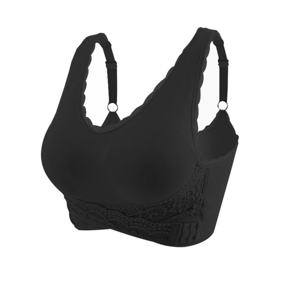 Sngxgn Women's Comfort Wireless, Seamless Cooling T-Shirt Bra(Black,L)