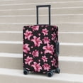 thumbnail image 6 of Susaid Lilies Flowers Print Elastic Washable Suitcase Cover with Hidden Zipper, Fits 18-32 Inch Luggage for Protection During Travel-Large, 6 of 7