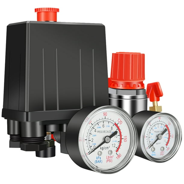 Littleduckling 90120PSI Air Compressor Pressure Switch Valve Control