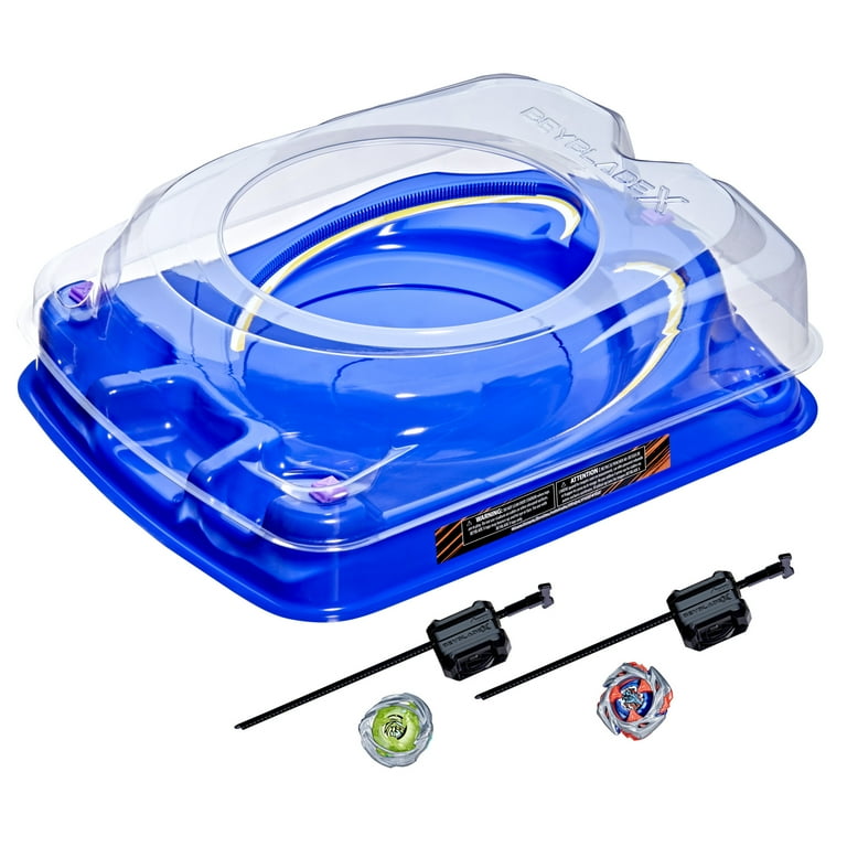 Beyblade X Drop Attack Battle Set with Beystadium, 2 Right