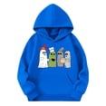 thumbnail image 4 of Nmnitkp Girls Sweatshirt Comfortable Boys Sweatshirts Casual Long Sleeve Hoodies Cute Oversized Fleece Pocket Sweatshirt Tops Blue,9 Years, 4 of 4