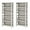 Linen White Oak, variant on Bush Furniture Key West Tall 5 Shelf Bookcase, Set of 2, Pure White & Shiplap Gray