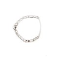 thumbnail image 2 of Pulsera Esclava Figaro 3x1 4mm Unisex 18cm Plata .925 Ametrinaa, 2 of 5