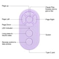 thumbnail image 3 of Remote Control Selfie Key, Type C Rechargeable BT 4.0 10m Distance Fast Forward Reverse Random Playback, with Anti Slip Design, for Video Recording Electronic Book Reading, 3 of 7