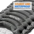 thumbnail image 6 of SereneLife Lightweight Backpacking Air Mattress Ultralight Sleeping Pad + Carrying Bag (Gray), 6 of 8