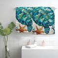 thumbnail image 2 of Nawy Sea Turtle Mediterranean Style Decorative Kitchen Towels Two-Piece Set 27.5*16in, 2 of 6