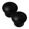 thumbnail image 4 of Moluckfu Clothes Hanger Rod Stoppers for Home Use 2Pcs Black PP Protection from Scratching, 4 of 8